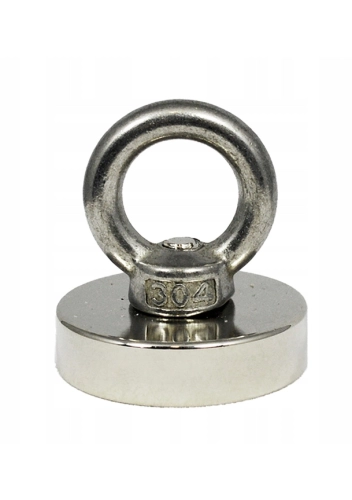 Magnes neodymowy 50kg N52 36mm | Uchwyt M6 | Zasięg 3cm | do poszukiwań